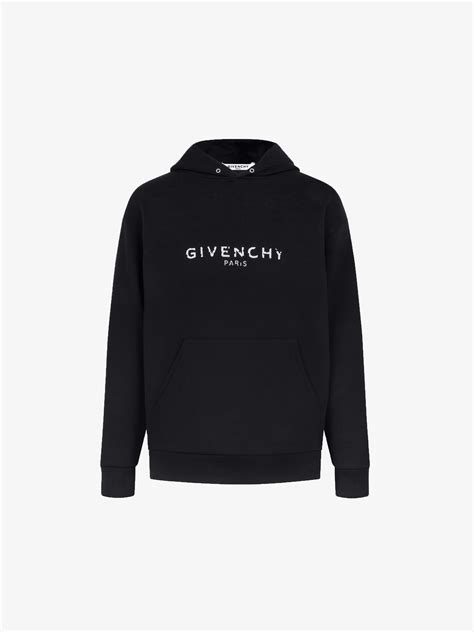 givenchy blurred logo hoodie|givenchy hoodie with holes.